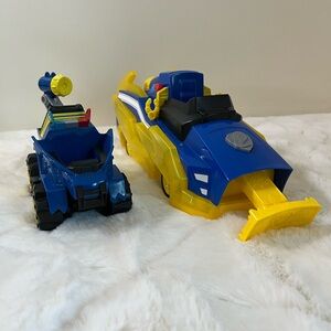 Paw Patrol Vehicle Bundle Rescue Truck + Mini Vehicle Kids Toy Lot Spin Master